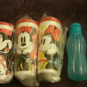 Minnie. Mickey Cups  4 as a set.